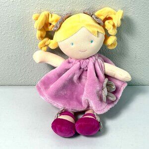 JoliJoe Paris Girl Rag Plush Doll Demoiselle 12 in Pretty Rose DC3132